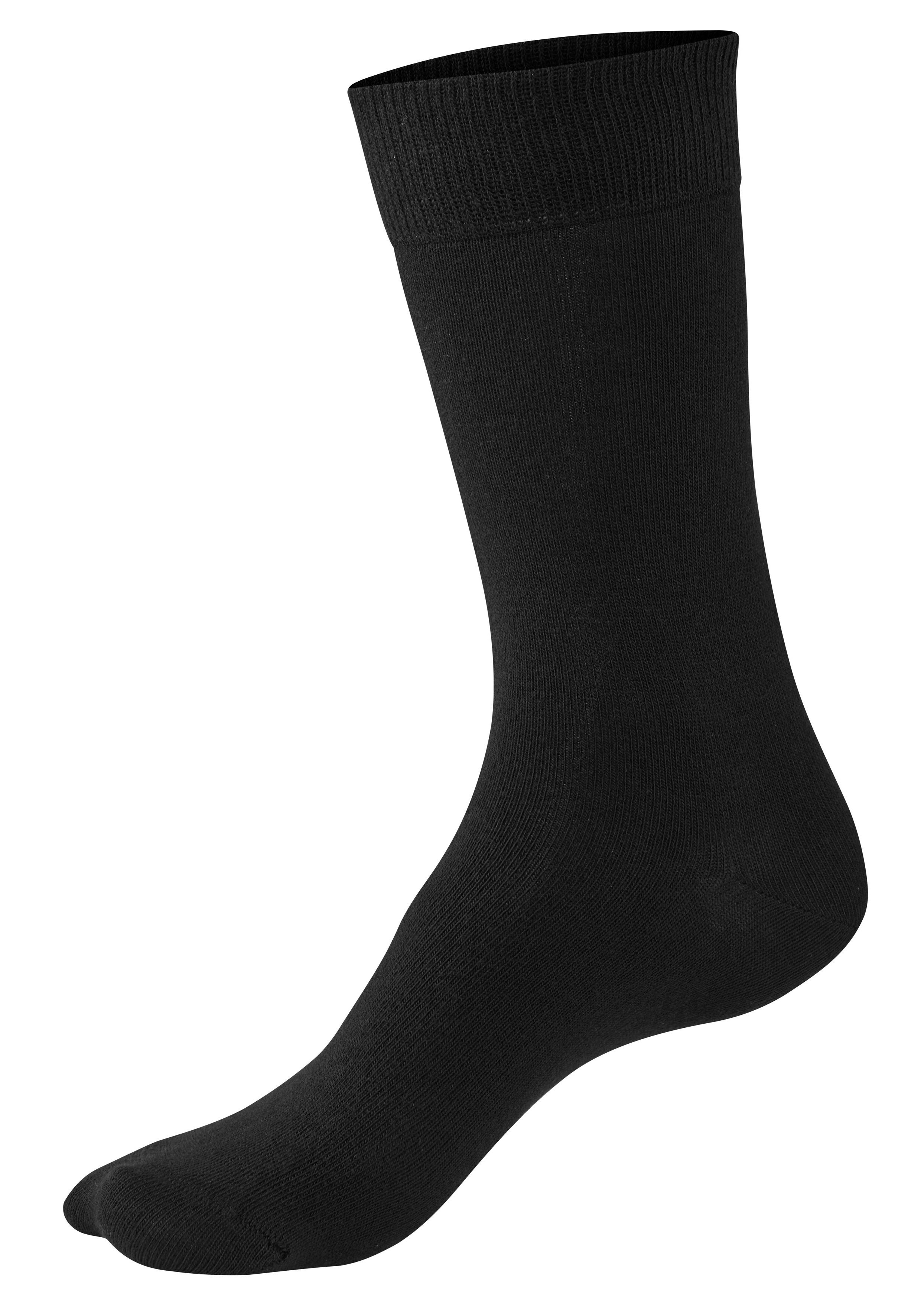 H.I.S Freizeitsocken (Packung, 10-Paar) mit weichen Rippbündchen