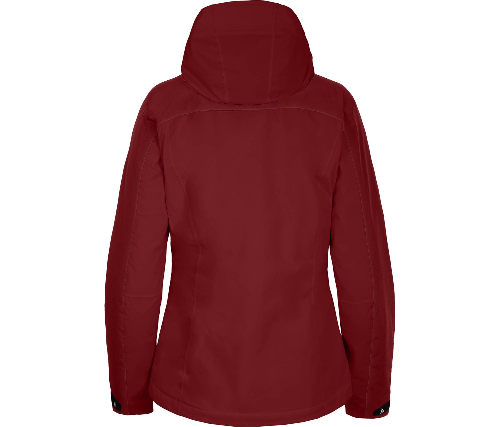 Bergson Outdoorjacke KURRIKA Regenjacke, 20000 Damen Tomaten Wassersäule, THERMO mm wattiert, leicht rot Kurzgrößen