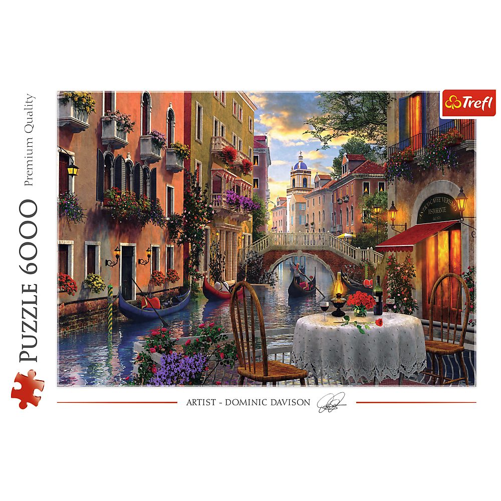Trefl Puzzle Romantisches Abendessen 6000 Teile Puzzle, 6000 Puzzleteile, Made in Europe