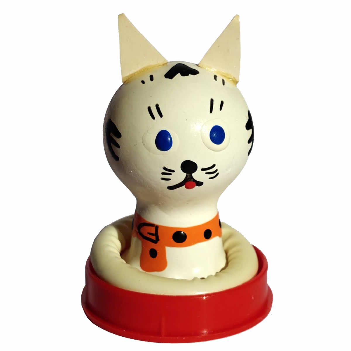 ERCO Kondome Katze (weiß) Packung mit, 1 St., Scherzkondom mit Figur, handbemalt