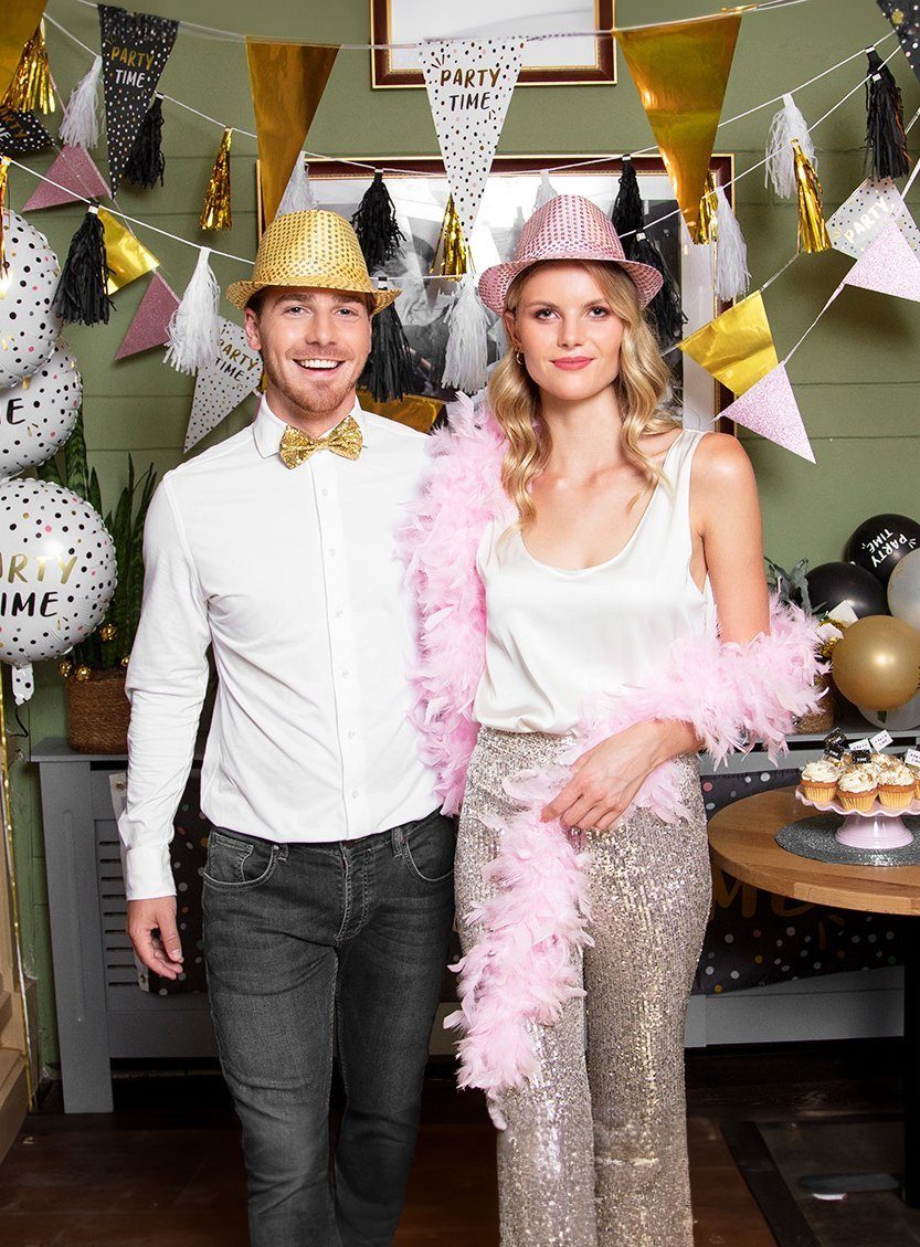 Boland Kostüm Federboa 80g rosa Kostüm Zubehör Karneval Fasching, Farbenprä günstig online kaufen