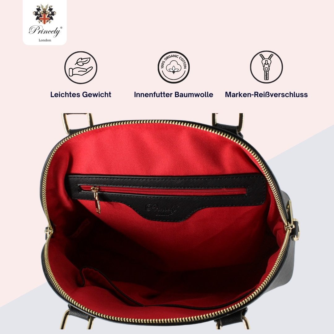 Princely London Schultertasche Roxy – Moderne Schultertasche aus Hochwertigem Kunstleder