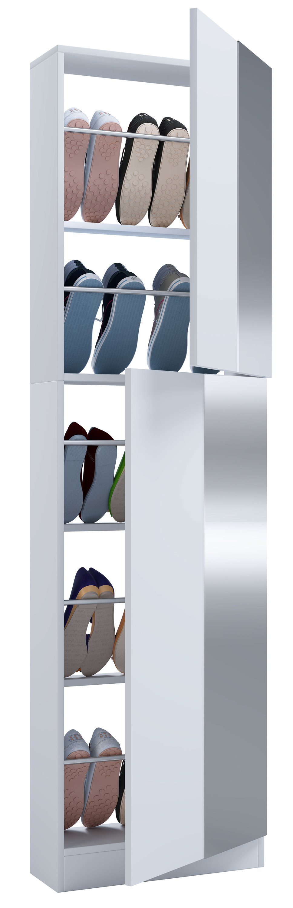 VCM Schuhschrank Holz Schuhschrank Schuhkommode Fulisa günstig online kaufen