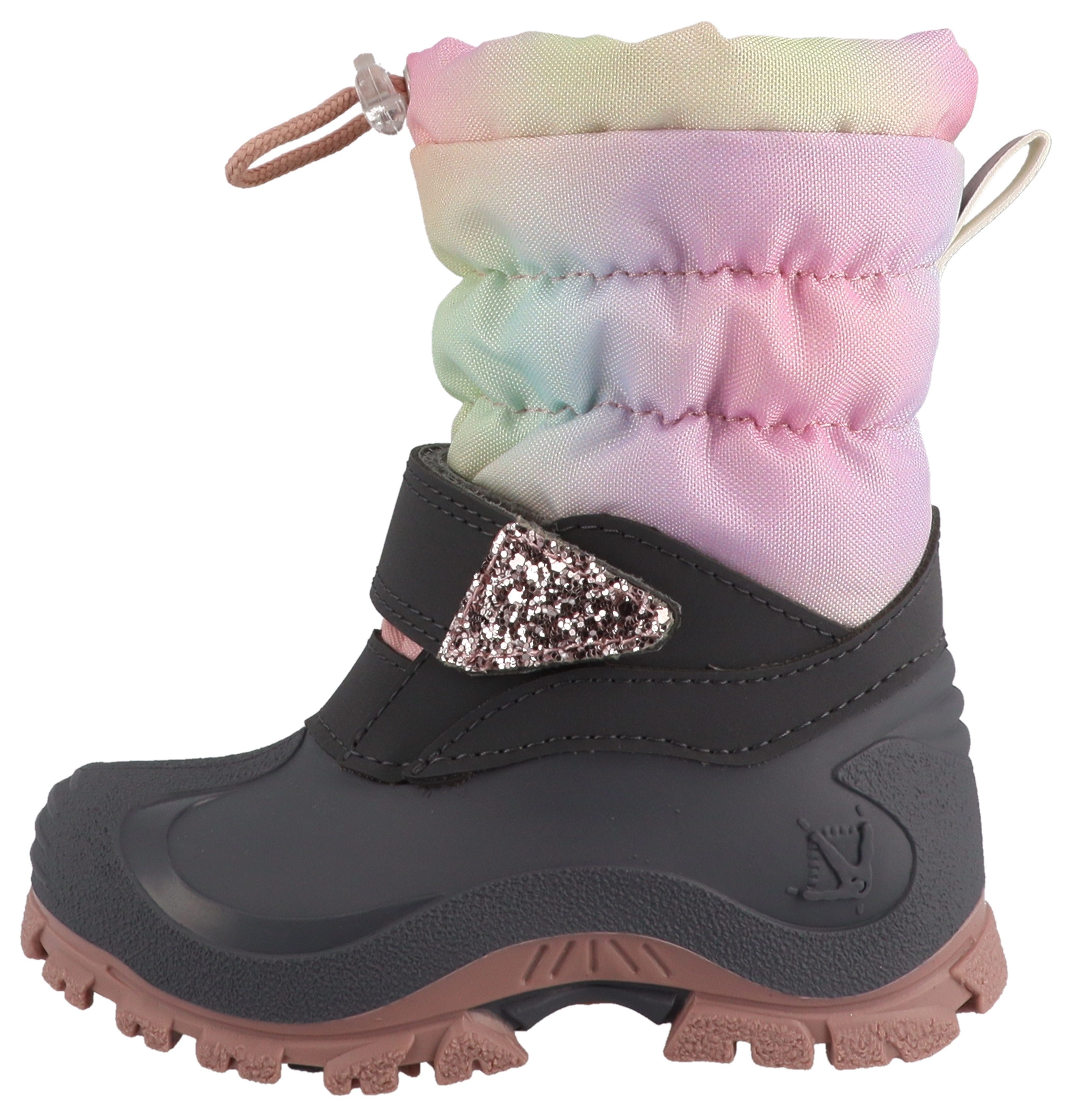 Lurchi Fanty Снегоходы Winterboots mit buntem Schaft, Größenschablone zum Download