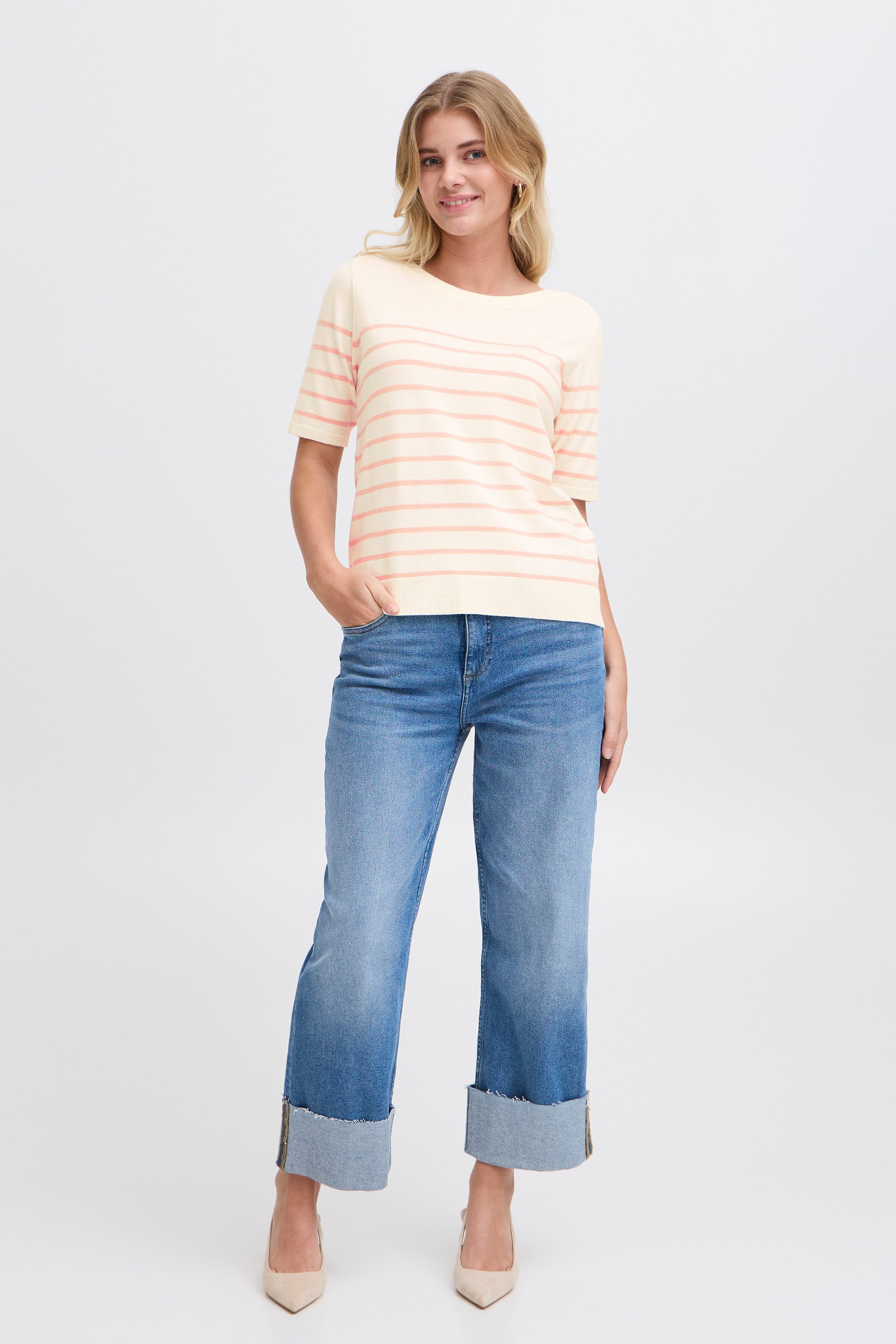 fransa T-Shirt Strickpullover FRADDI