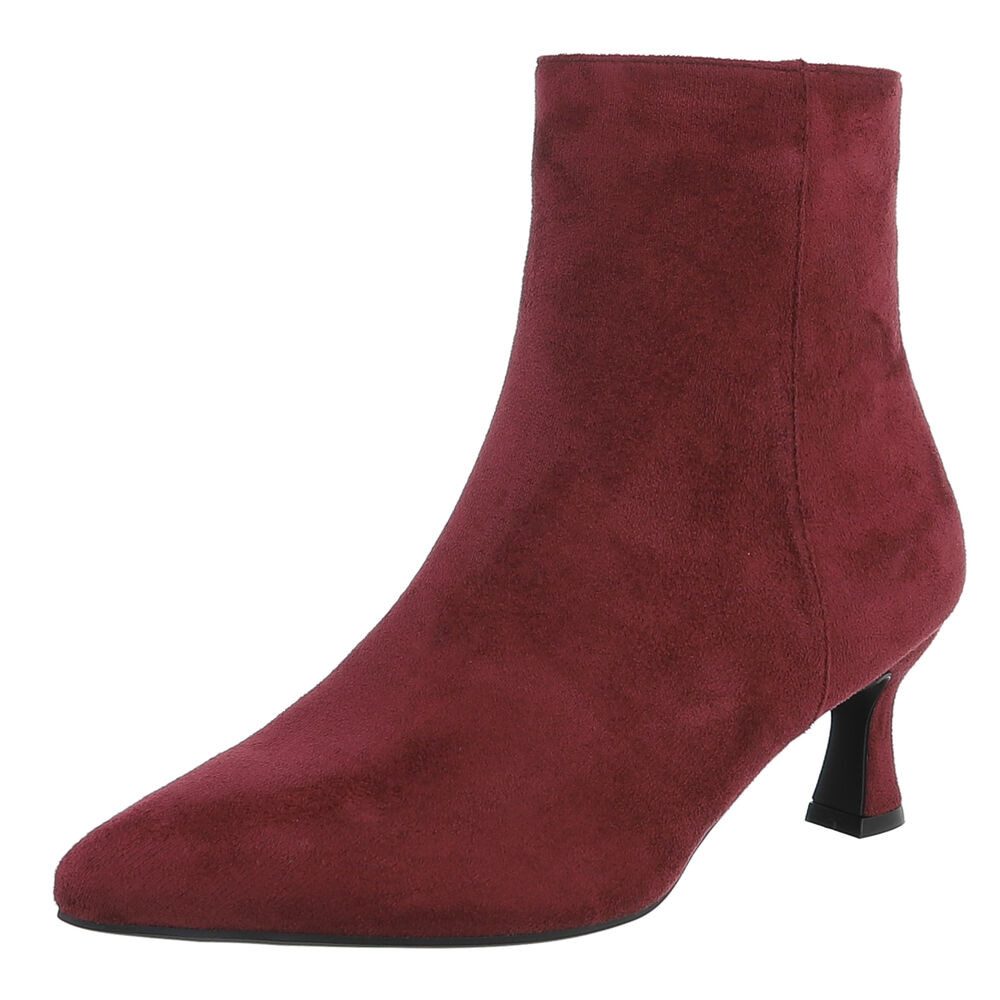 Ital-Design Elegante kniehohe Stiefel für Damen mit niedrigem Absatz Stiefe günstig online kaufen