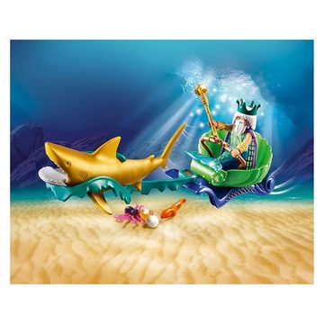 Playmobil® Spielfigur PLAYMOBIL® 70097 - Magic - Meereskönig mit Haikutsche