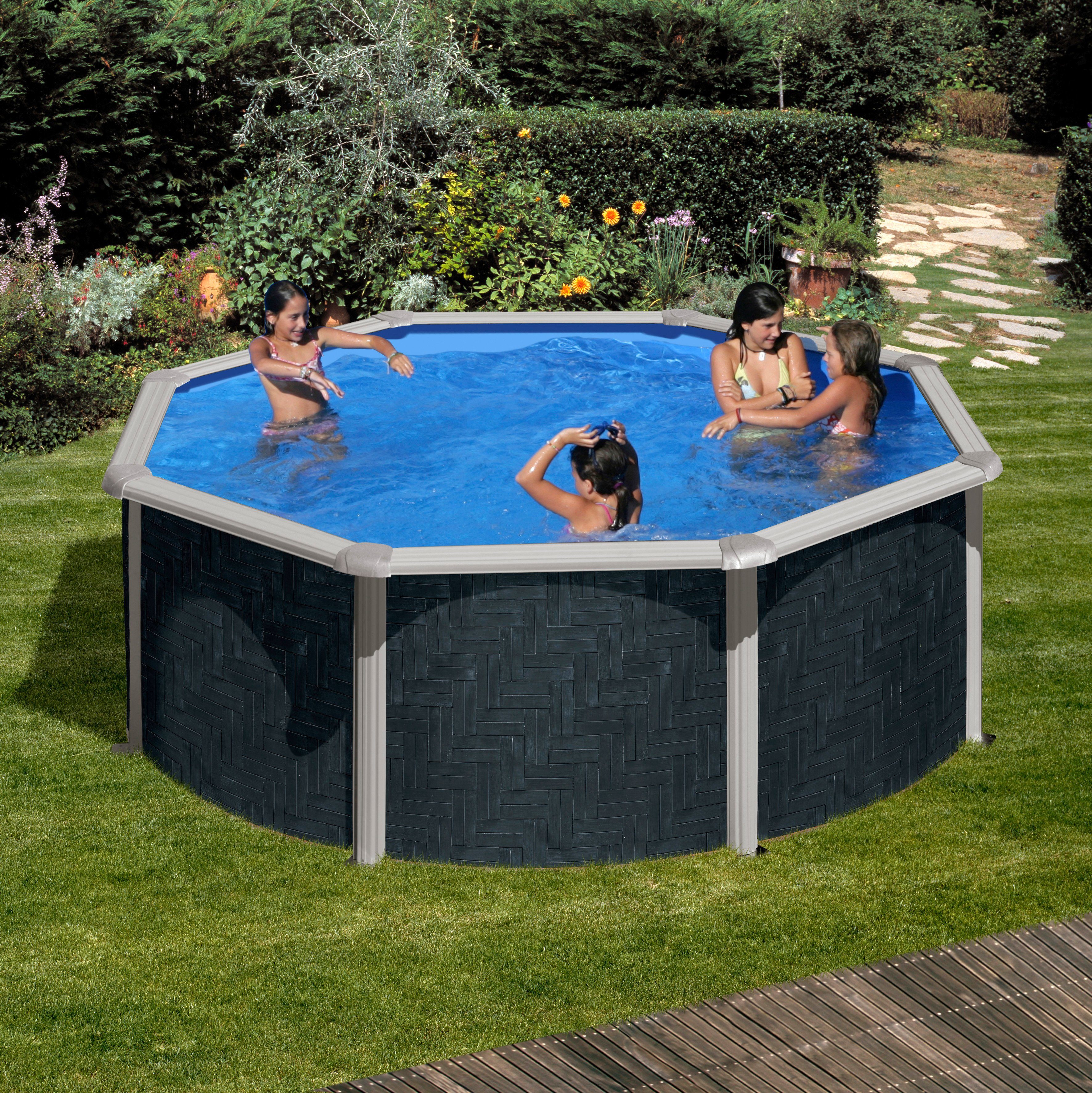 Summer Fun Set Rundpool »RattanOptik« 120 cm Tiefe online kaufen OTTO