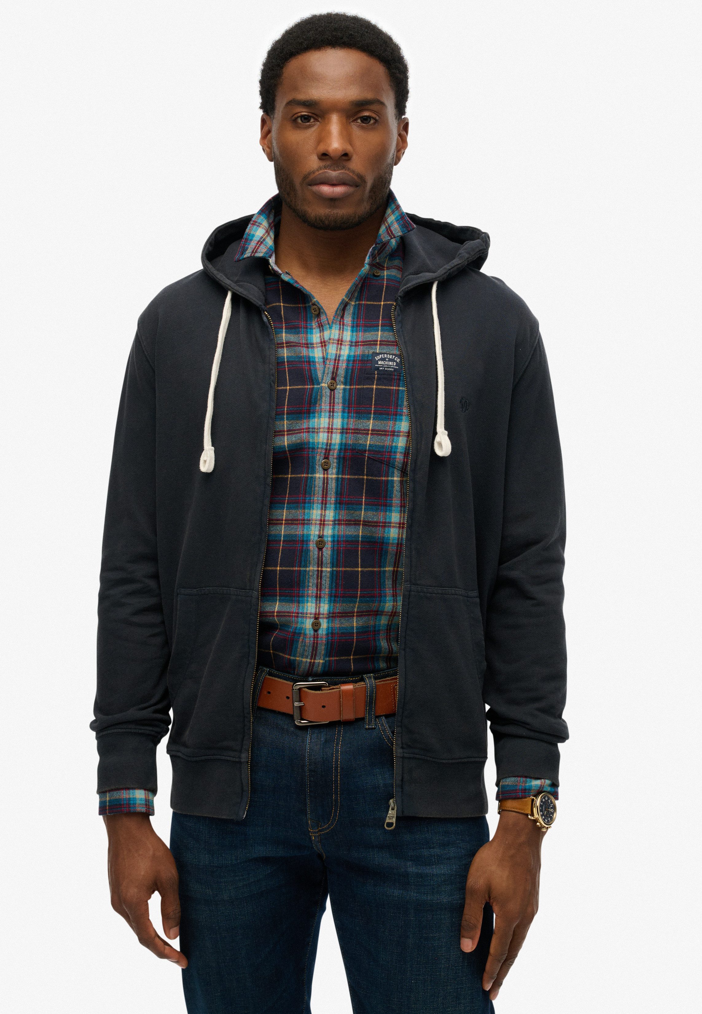 Superdry Kapuzensweatjacke CLASSIC ESSENTIAL ZIPHOOD günstig online kaufen