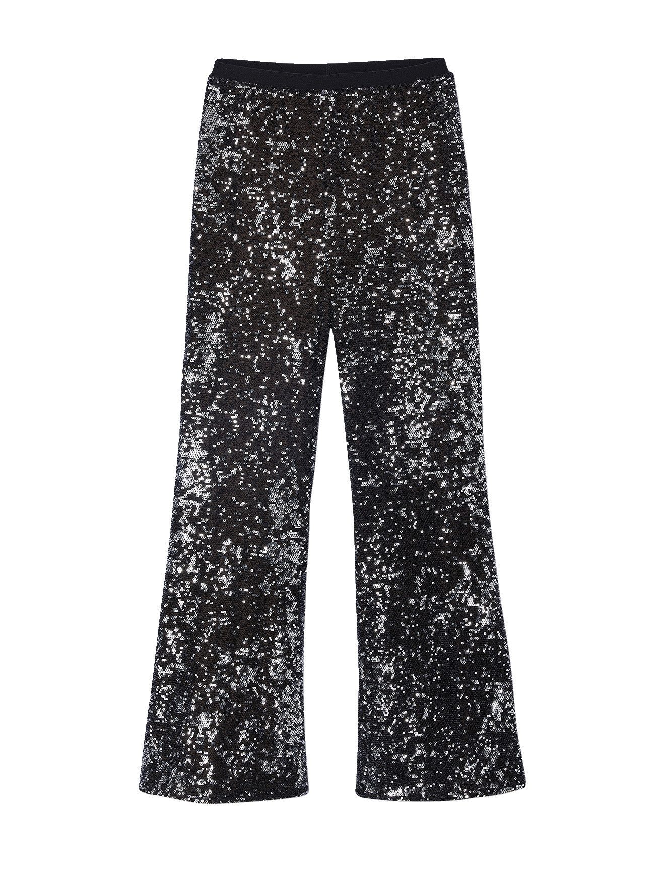 jonen Weite Jeans Weite Hose mit Pailletten für Mädchen