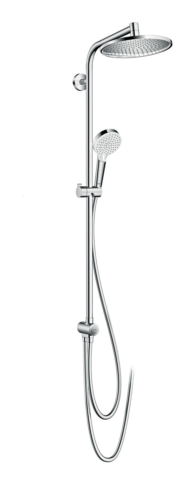 Höhe Duschsystem 1jet 240 Chrom 120.8 S Showerpipe, hansgrohe Crometta EcoSmart - Reno cm,