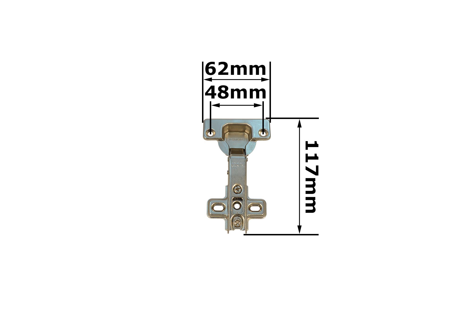 Möbelbeschlag Federscharnier Möbelscharniere Topfscharniere Topfband Danco Scharnier 35mm St) (10