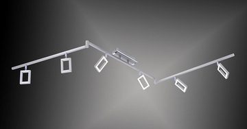 Paul Neuhaus Deckenleuchte »INIGO«, LED-Deckenleuchte mit festverbauten Leuchtmitteln, warmweiße Lichtfarbe, mit schwenkbaren Spotköpfen und Armen