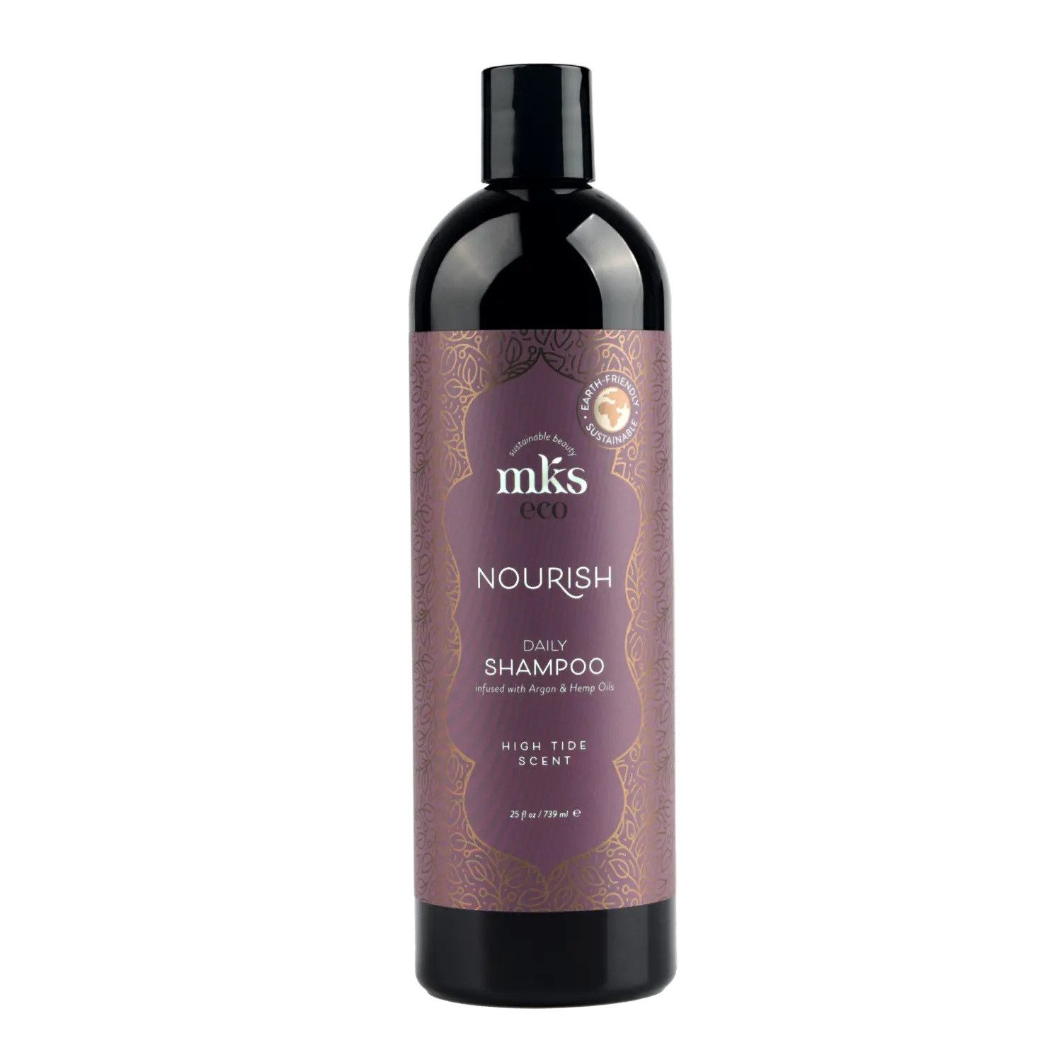 MKS ECO Haarshampoo MKS Eco Nourish Daily Shampoo High Tide Scent 739 ml, Mit Arganöl aus Marokko und Hanfsamenöl