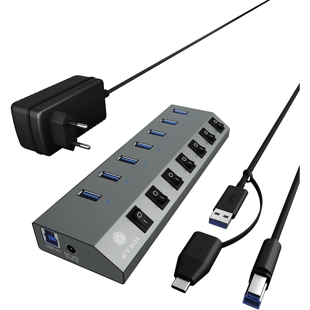IB-HUB1701-C3 7 Port Hub USB-Adapter