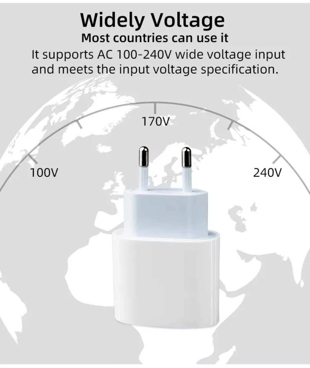 TradeNation USB C Schnell Ladegerät für iPhone 15 14 13 12 Netzteil Power Adapter Smartphone-Ladegerät (Ladegerät + Kabel, 1-tlg., 100/200 cm Lightning Kabel iPhone Ladekabel, iPhone 14 13 12 11 PRO/14 13 12 11 Pro max/12mini/X/XR/SE 2022 2020)