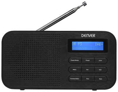 Denver DENVER DAB+/UKW Radio DAB-42, schwarz Radio