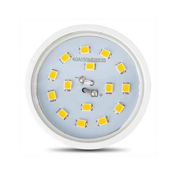McShine LED-Leuchtmittel 5 Watt LED Modul Leuchtmittel als Ersatz für GU10, Warmweiß, Durchmesser