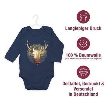 Shirtracer Shirtbody Hirsch Jäger Mode für Oktoberfest Baby Outfit