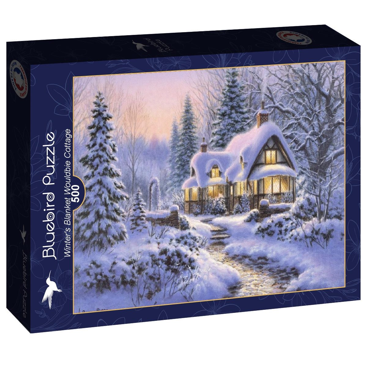 Bluebird Puzzle Puzzle Winter's Blanket Wouldbie Cottage, Puzzleteile günstig online kaufen