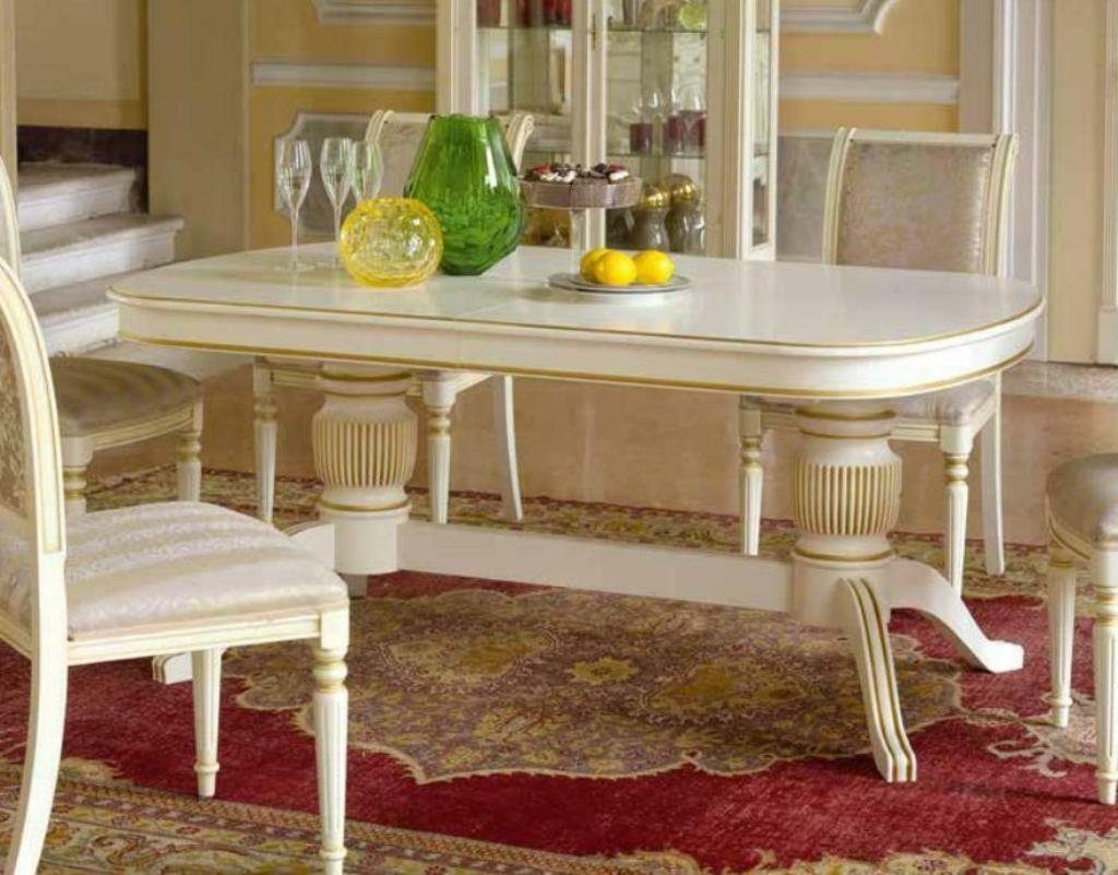JVmoebel Esstisch, Barock Rokoko Stil Möbel Esstisch Tische Esszimmer Garnitur Tisch