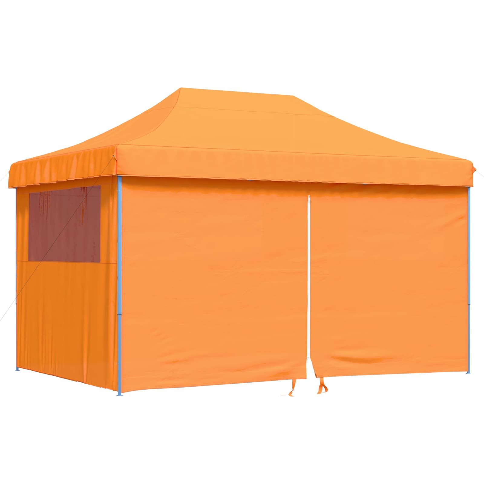 vidaXL Partyzelt Partyzelt Faltbar Pop-Up mit 4 Seitenteilen Orange