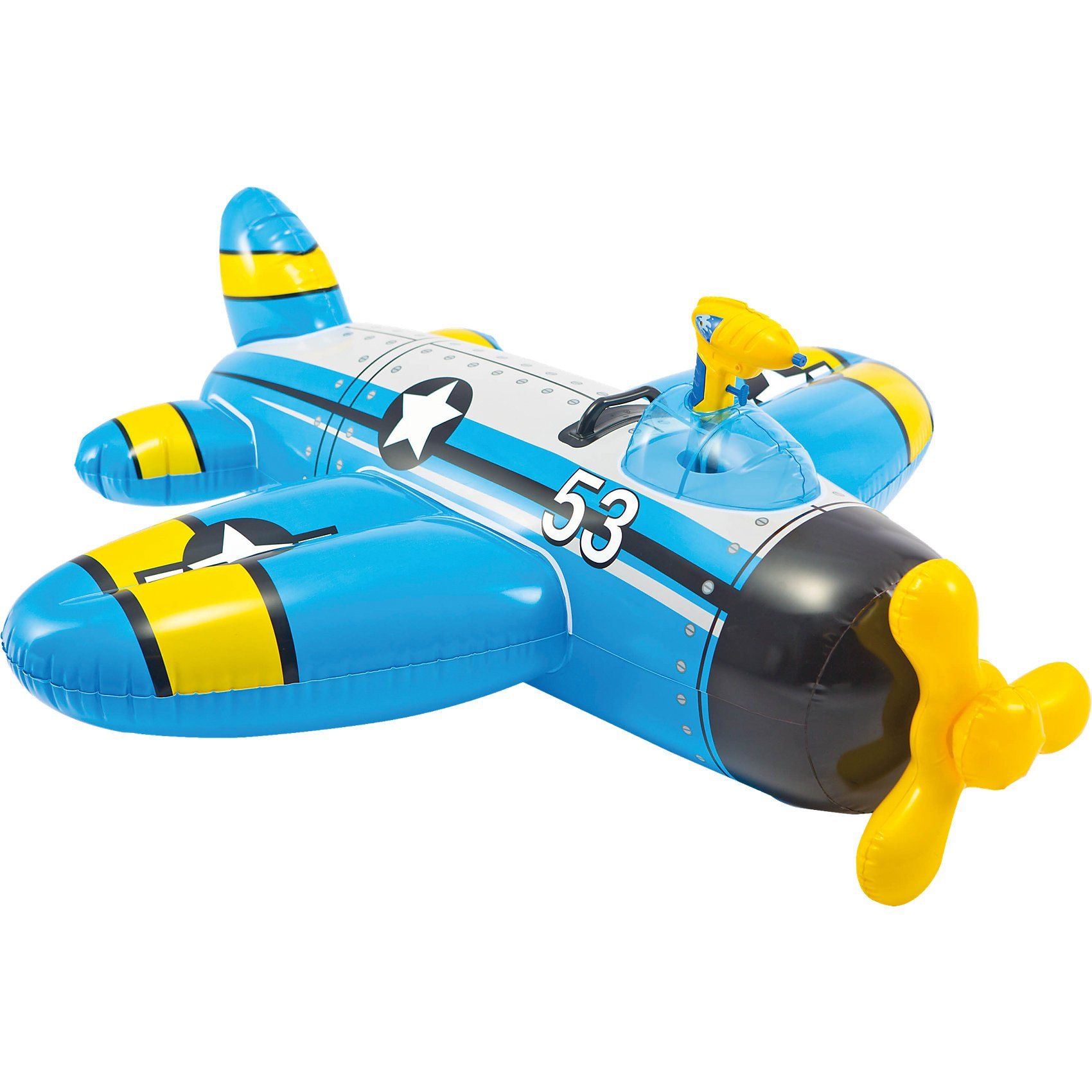 Wasserflugzeug mit Wasserpistole in Blau oder Rot Wasserflugzeug mit Wasserpistole in Blau oder Rot