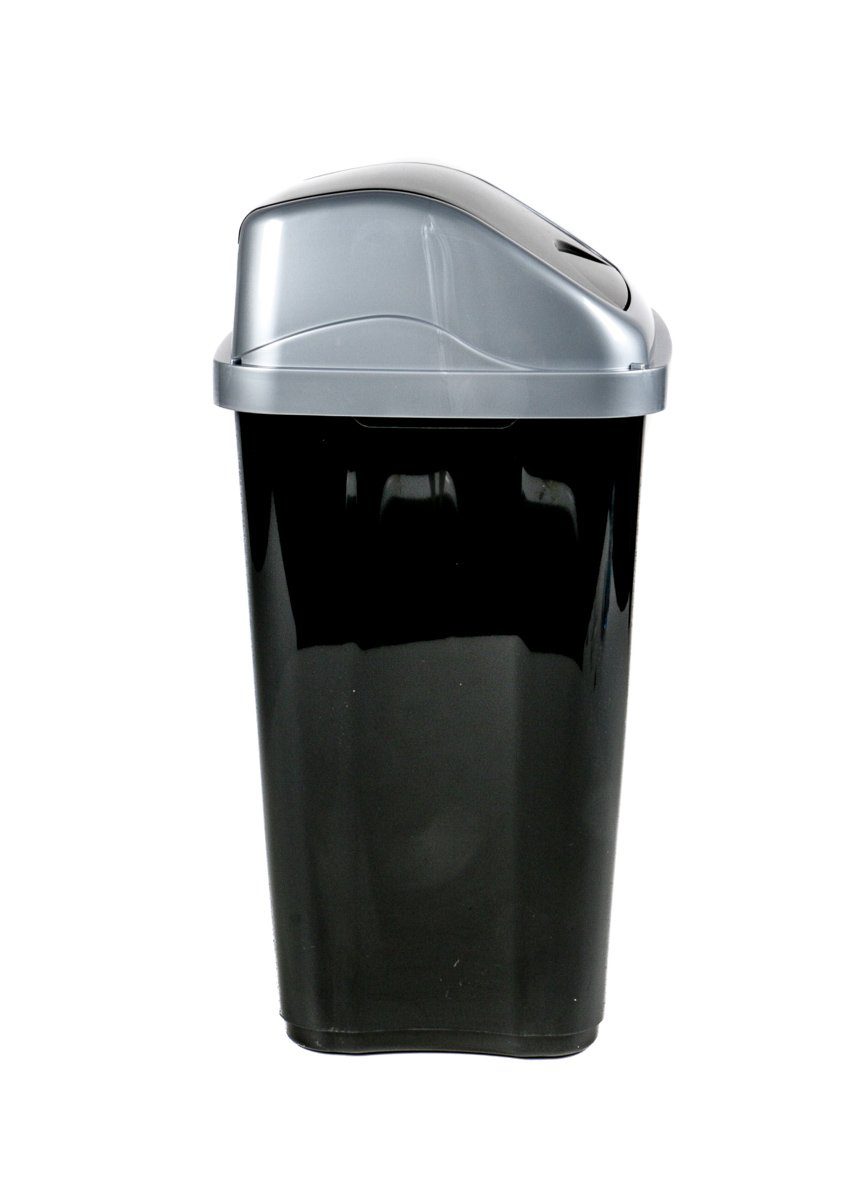 Schwingdeckel, Mülleimer mit Volumen Abfalleimer Liter 26 Bubble-Store Müllbehälter, Mülleimer