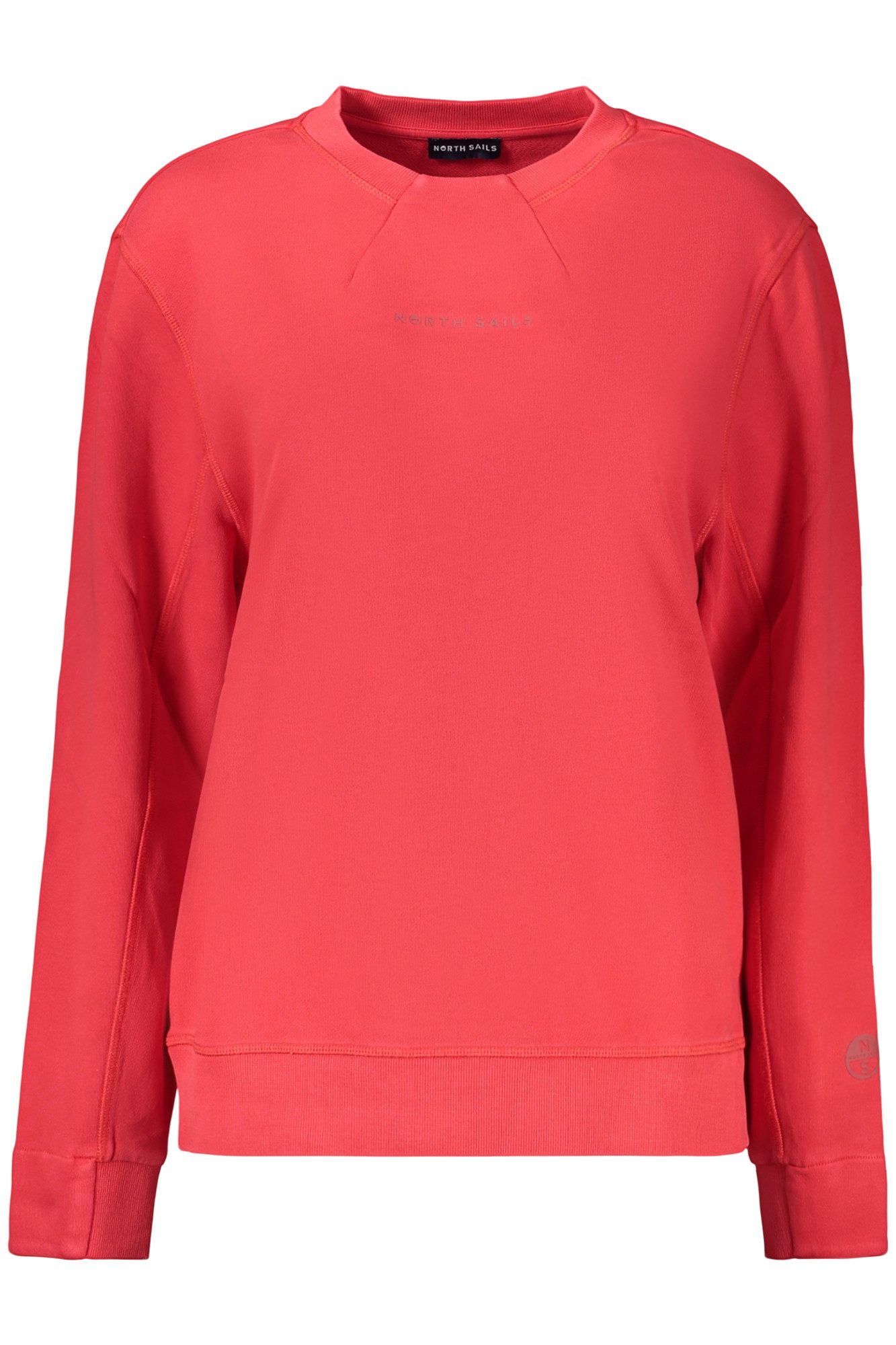 North Sails Sweatshirt Rotes Damen-Sweatshirt mit Print – Nachhaltige