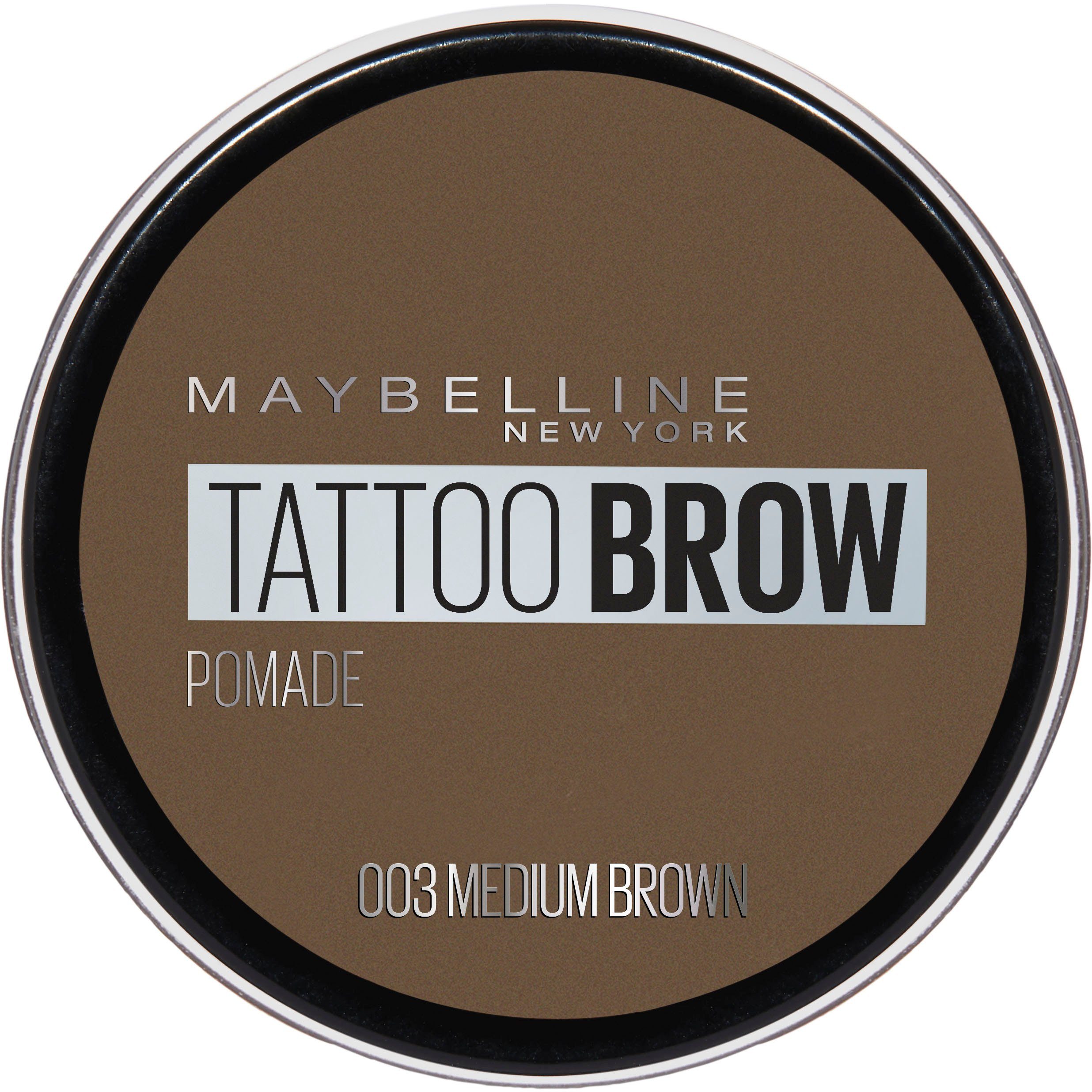 MAYBELLINE NEW YORK Augenbrauen-Gel Tattoo Pot Medium Pomade Brow
