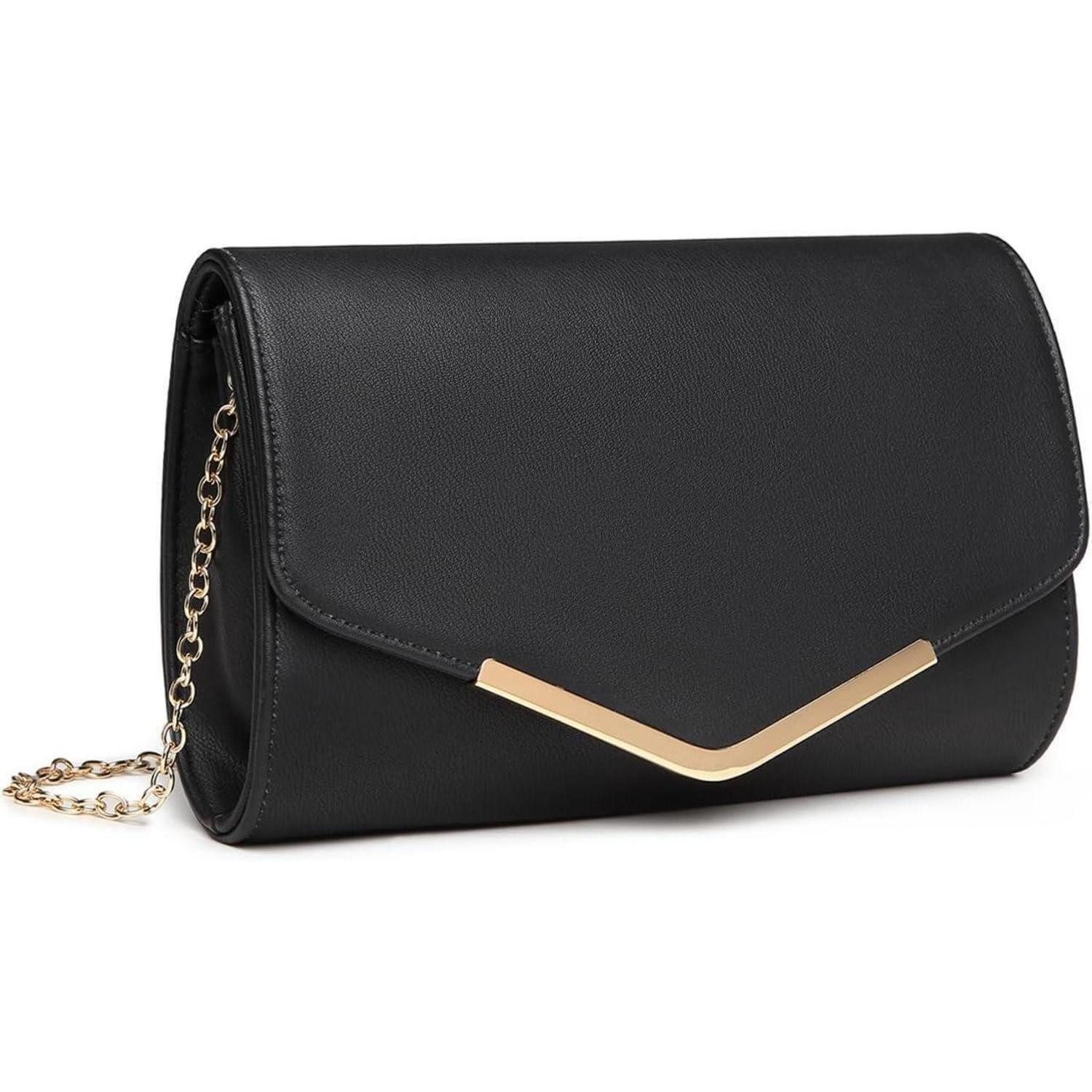 LuxusKollektion Clutch Damen Umschlag Clutch Elegant Abendtasche mit Kette für Hochzeit Party