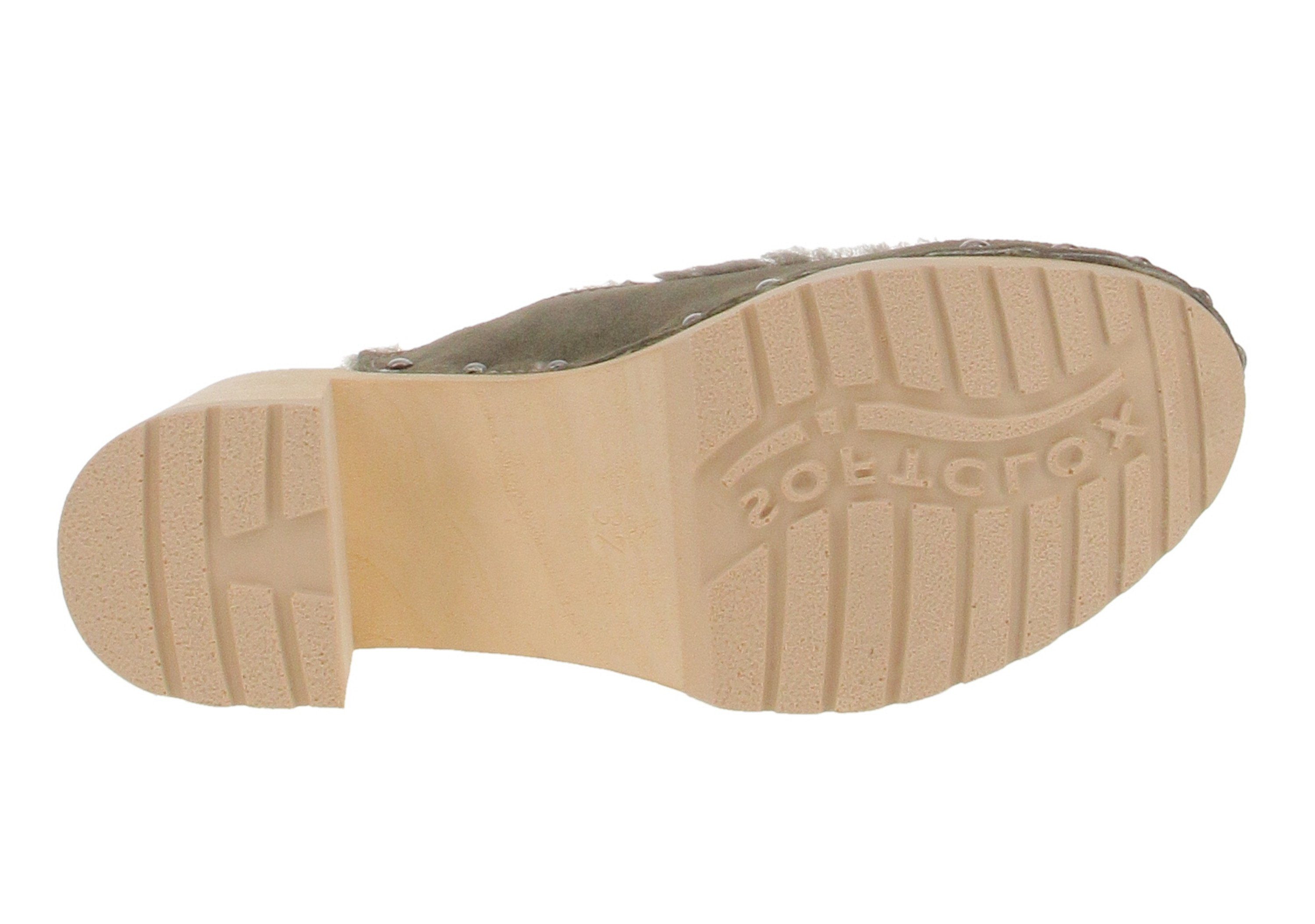 Softclox Softclox S3582 Henni Kaschmir - Damen Schuhe offene Schuhe - 02-oliv Sandale