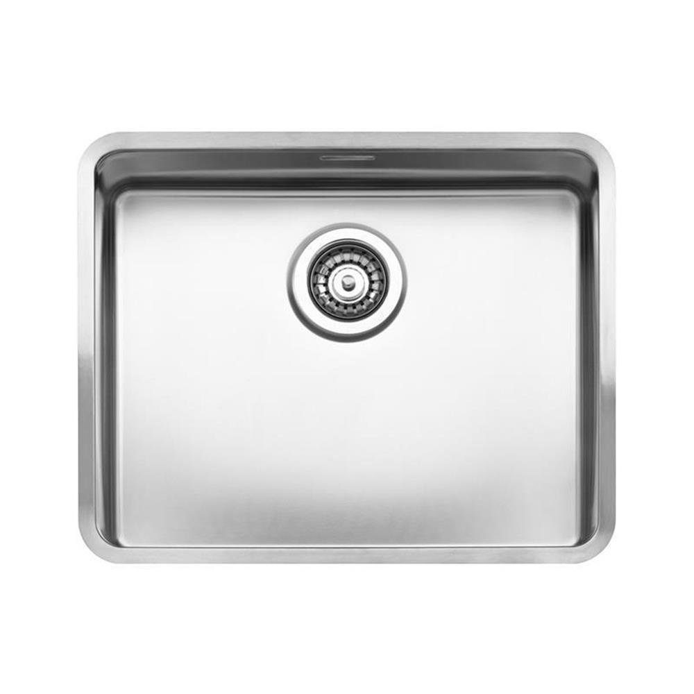 REGINOX Edelstahlspüle Ohio 50 x 40 Edelstahl mit Handbetätigung, 54/44 cm