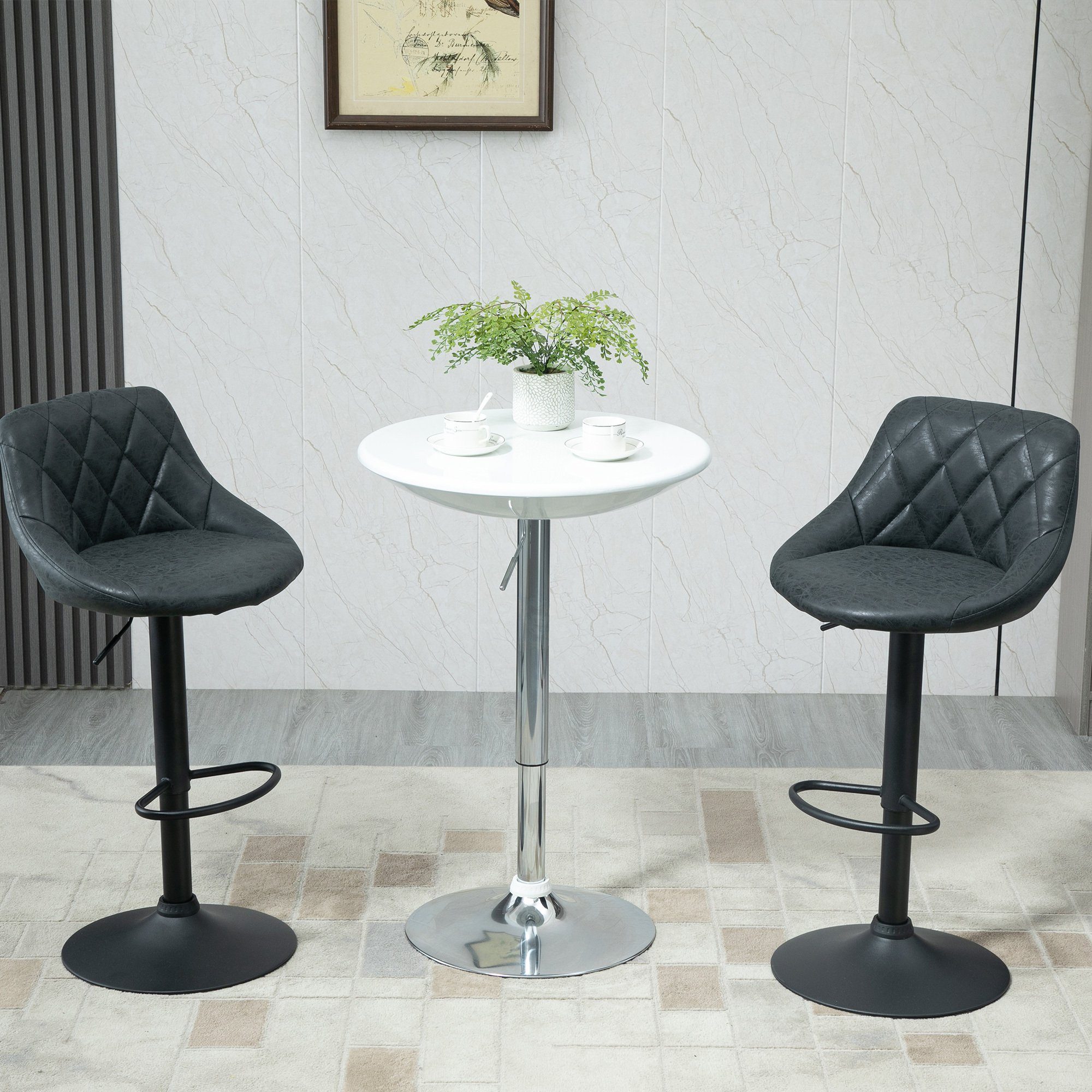 HOMCOM Bargruppe Bartisch