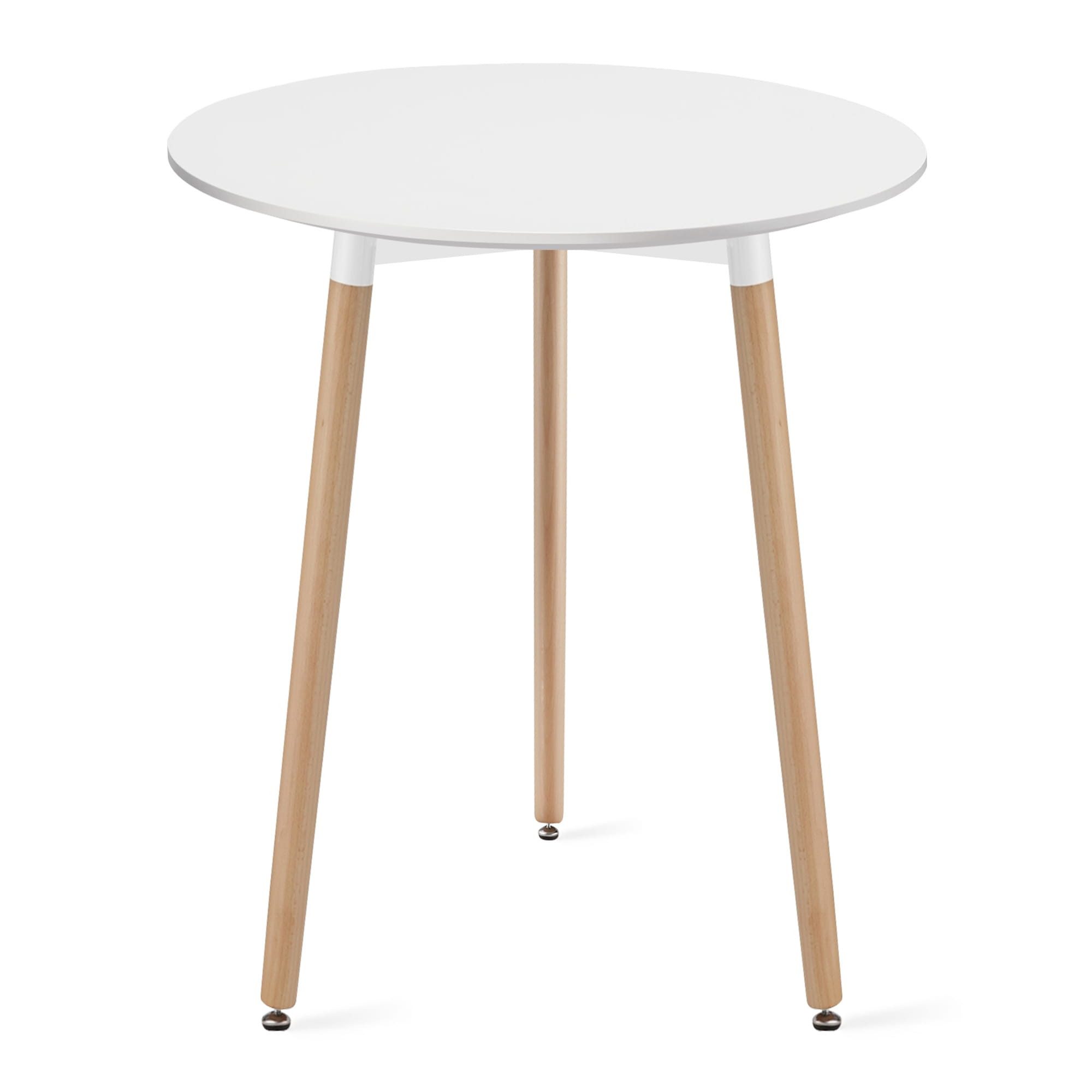 Home Collective Esstisch Runder weißer Esszimmertisch günstig online kaufen