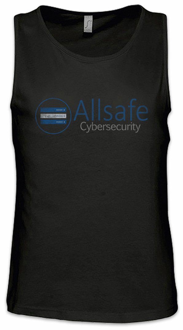 Tanktop Allsafe Cybersecurity Ärmelloses T-Shirt Fsociety Hacker Evil E Corp