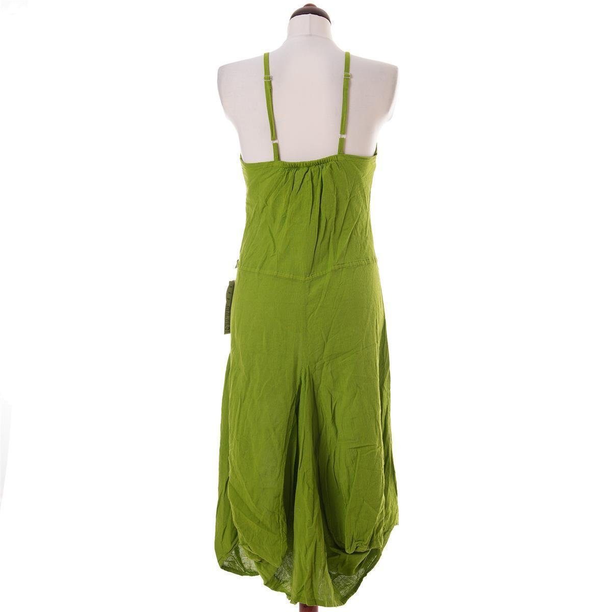 Vishes Ballonkleid Lagenlook Ballonkleid mit verstellbaren Trägern Hippie, Goa, Ethno Elfen Style