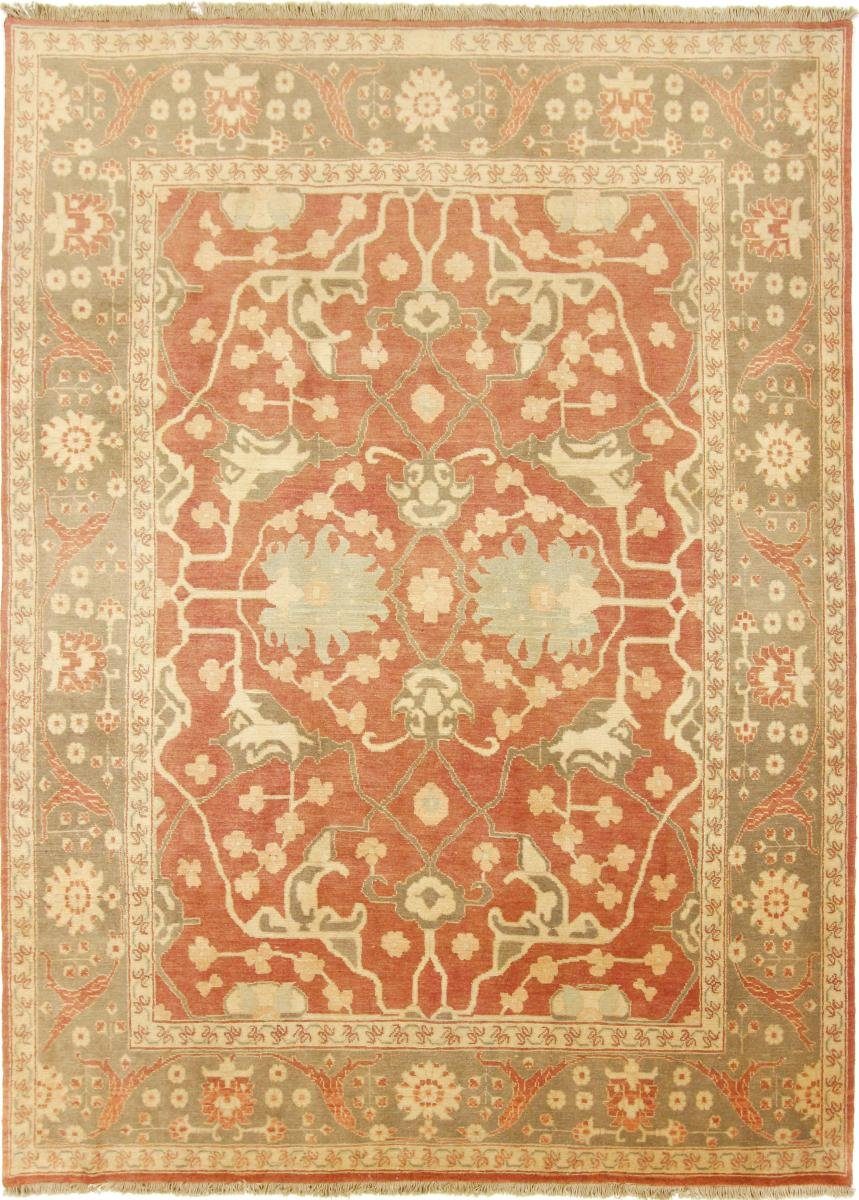 Orientteppich Isfahan Modern 209x296 Handgeknüpfter Orientteppich / Perserteppich, Nain Trading, rechteckig, Höhe: 8 mm