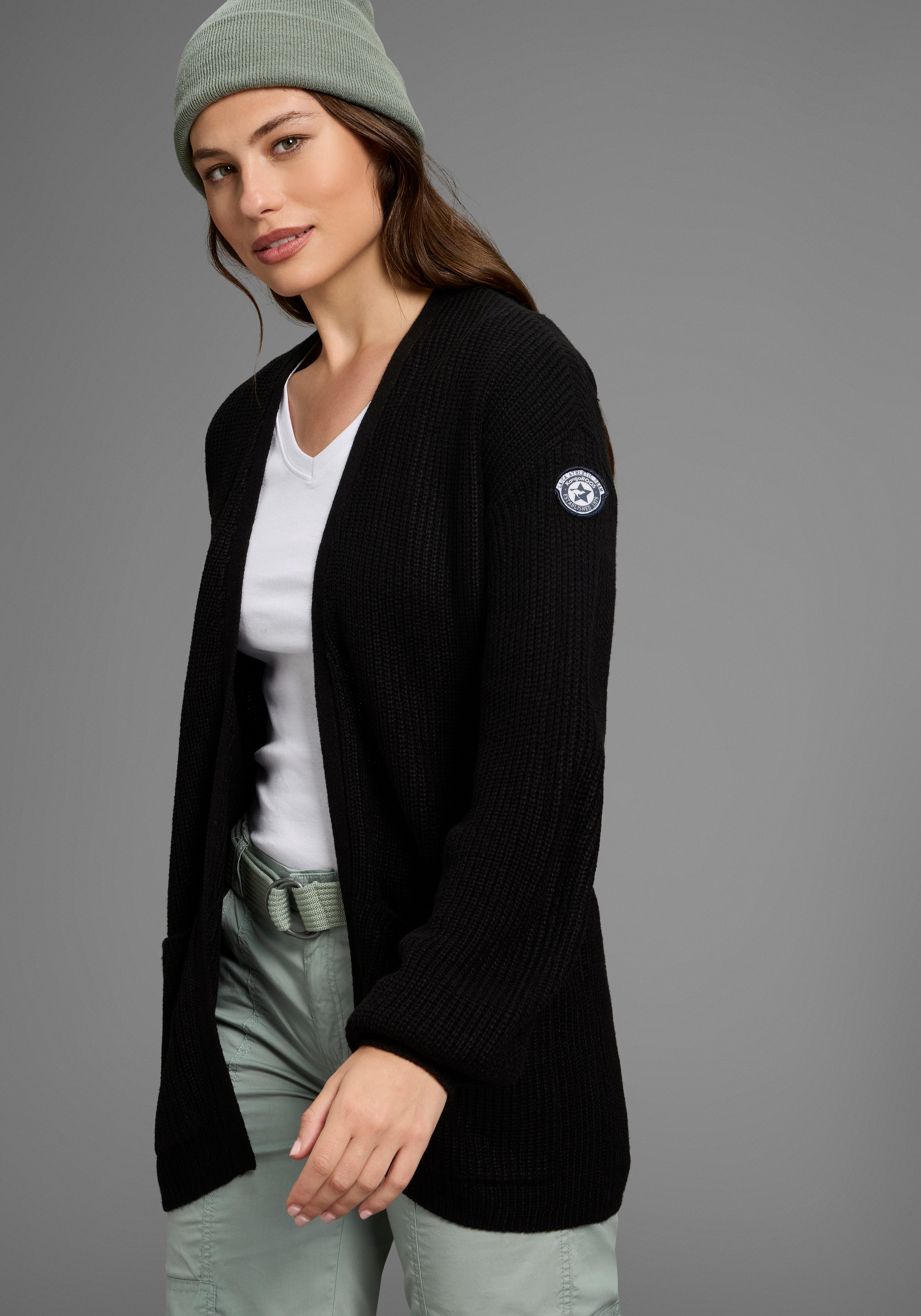 KangaROOS Strickjacke aus kuscheligem Strick günstig online kaufen