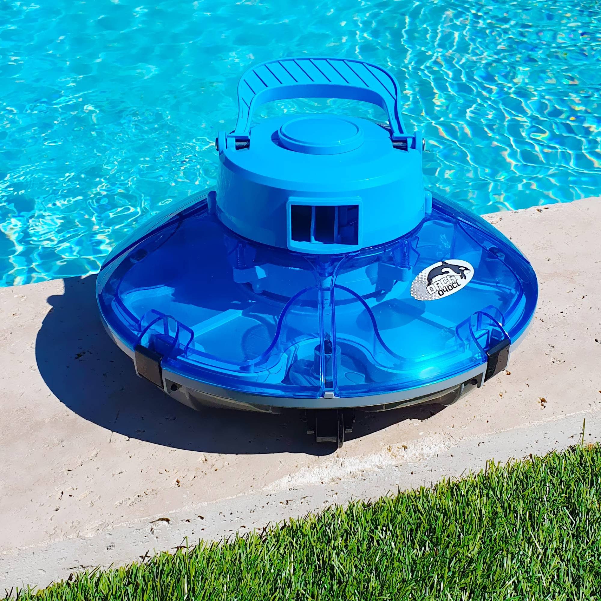 ORCA Poolroboter Orca 40CL automatischer Bodensauger mit Akku, (Komplett-Set)