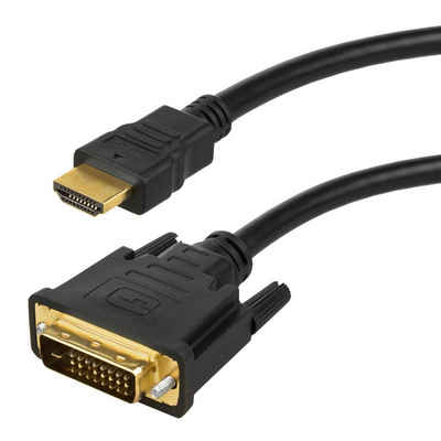 Maclean TV Systems »MCTV-717« HDMI-Adapter DVI zu HDMI, 200 cm, Vergoldete Anschlüsse, 1080p [Full-HD]