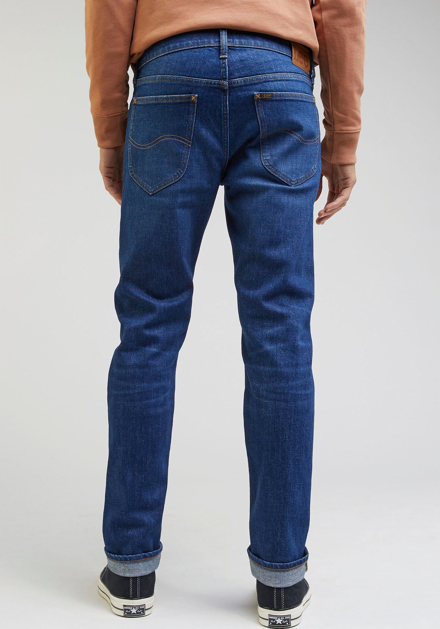 Lee® Regular-fit-Jeans DAREN ZIP FLY dk kansas worn