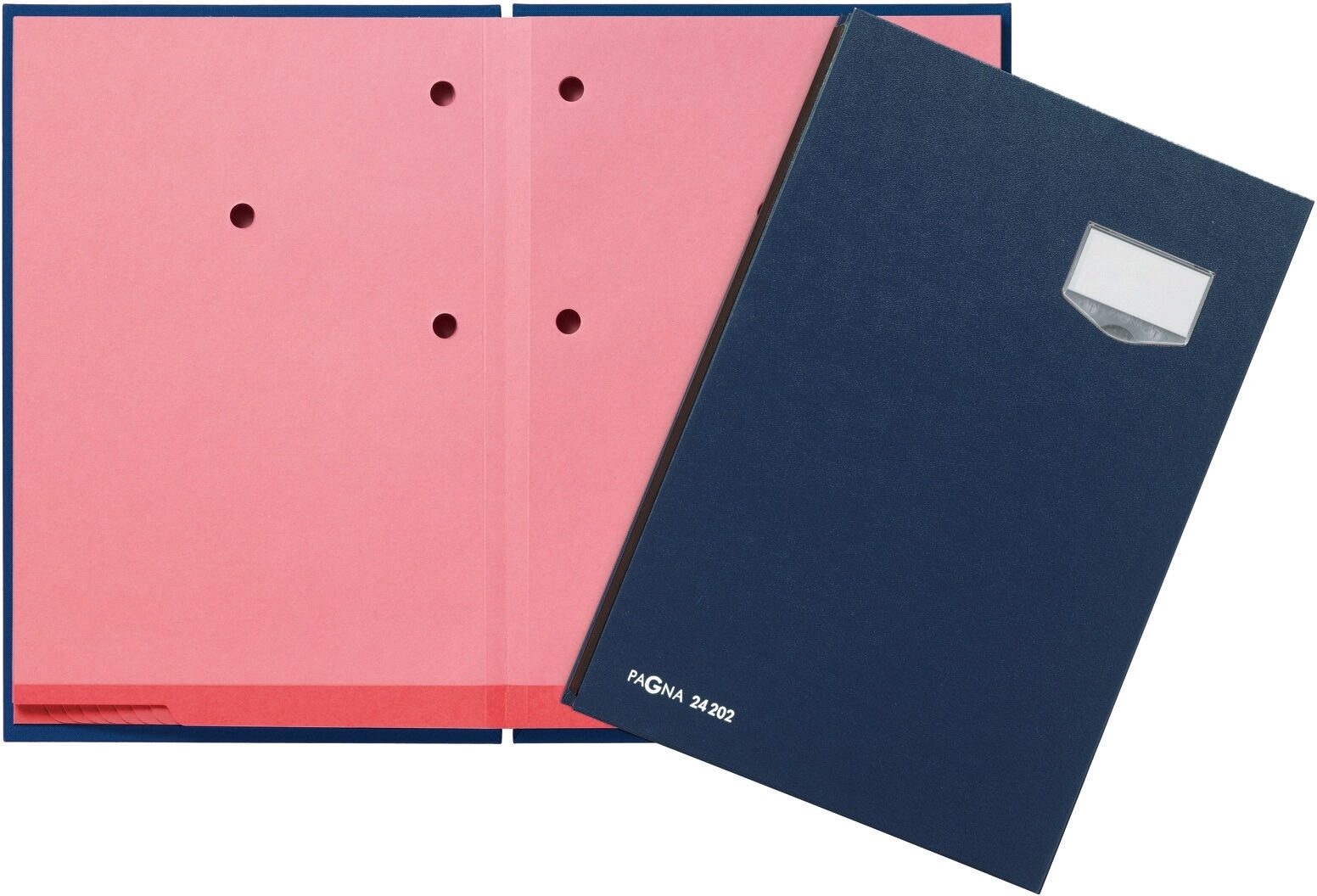 PAGNA Organisationsmappe Unterschriftsmappe Eco A4 20 Fächer blau