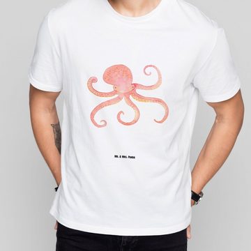 Mr. & Mrs. Panda T-Shirt Tintenfisch - Weiß - Geschenk, Tiermotive, lustige Sprüche, Gute Laun (1-tlg)