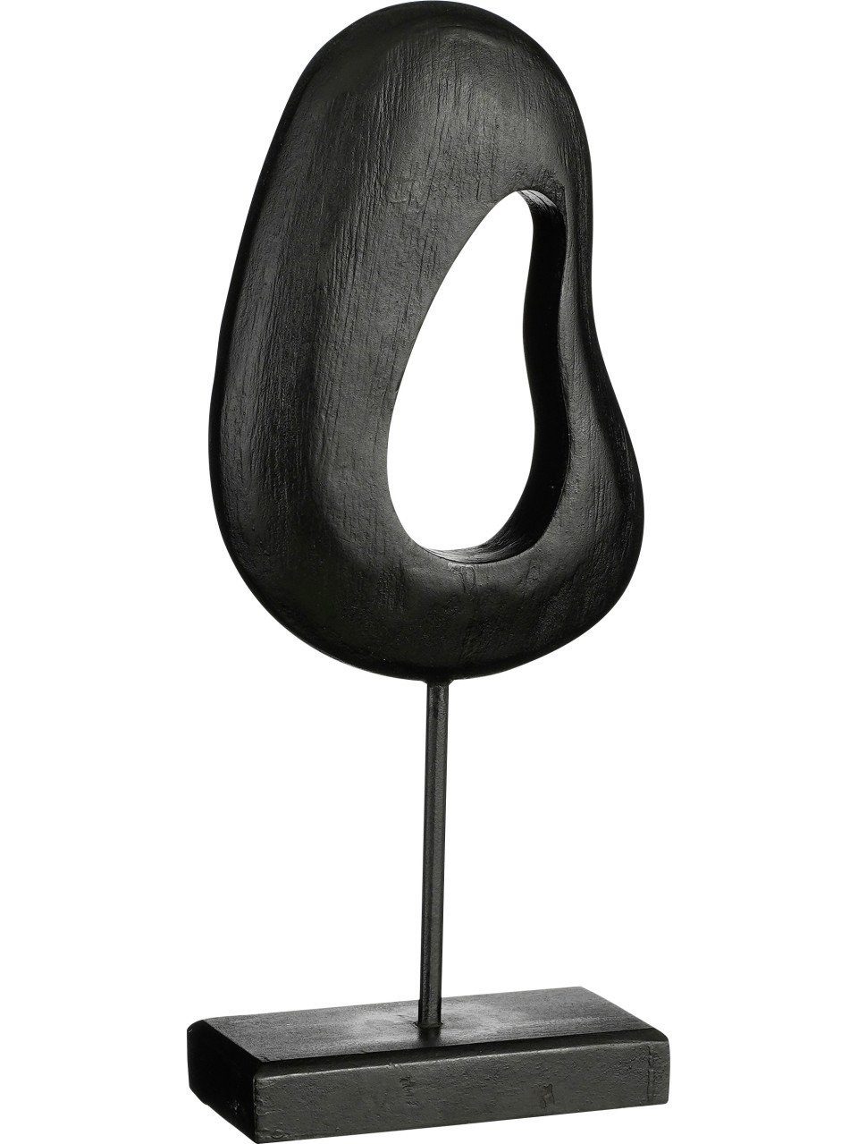 Mica Decorations Dekofigur Mica Dekorationobjekt Pastina schwarz Mangoholz 13