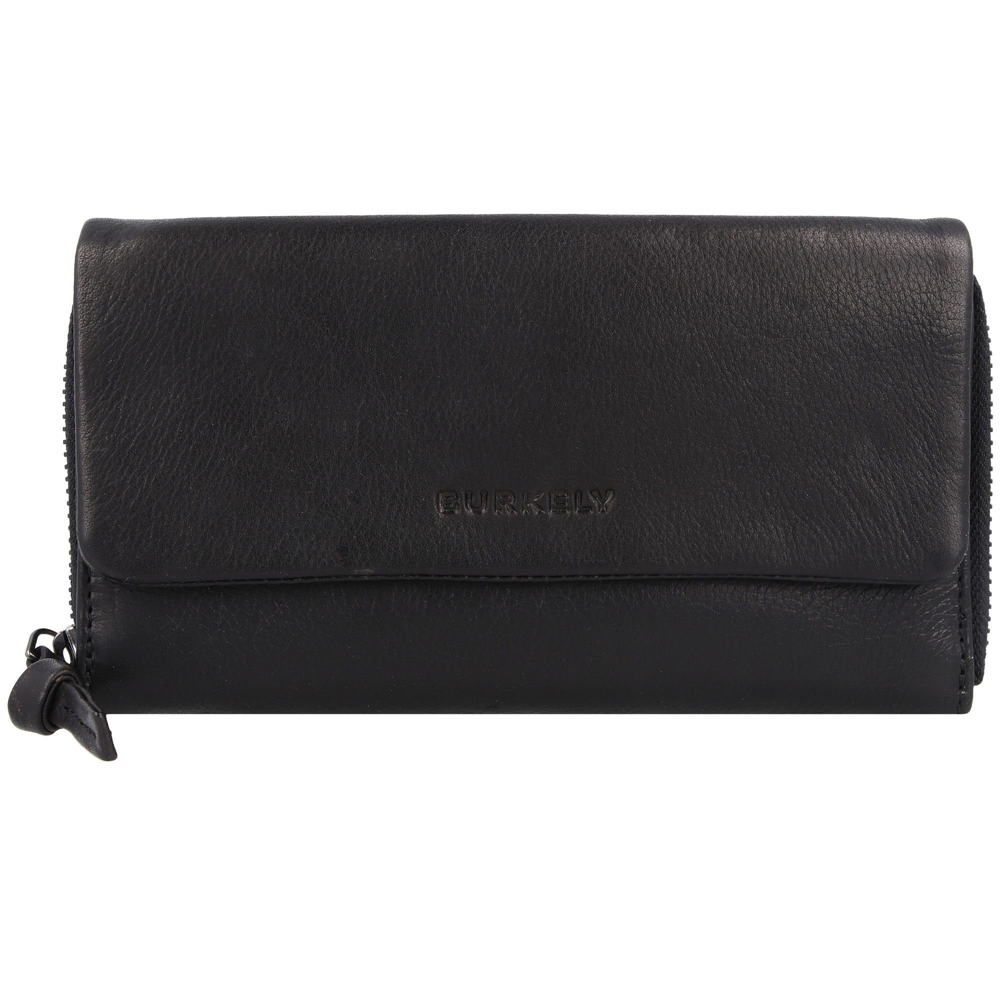 Leder JUST Geldbörse Burkely black JOLIE,