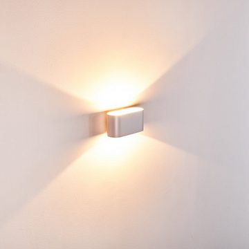 hofstein Wandleuchte »Leuca« Wandlampe aus Metall in Weiß, ohne Leuchtmittel, moderne mit Lichteffekt, 1xG9, Innen mit Up & Down-Effekt