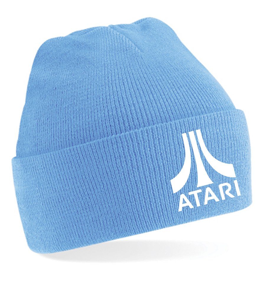 Beanie Unisex Erwachsenen Mütze Atari Gaming Gamer Spiele Super Retro