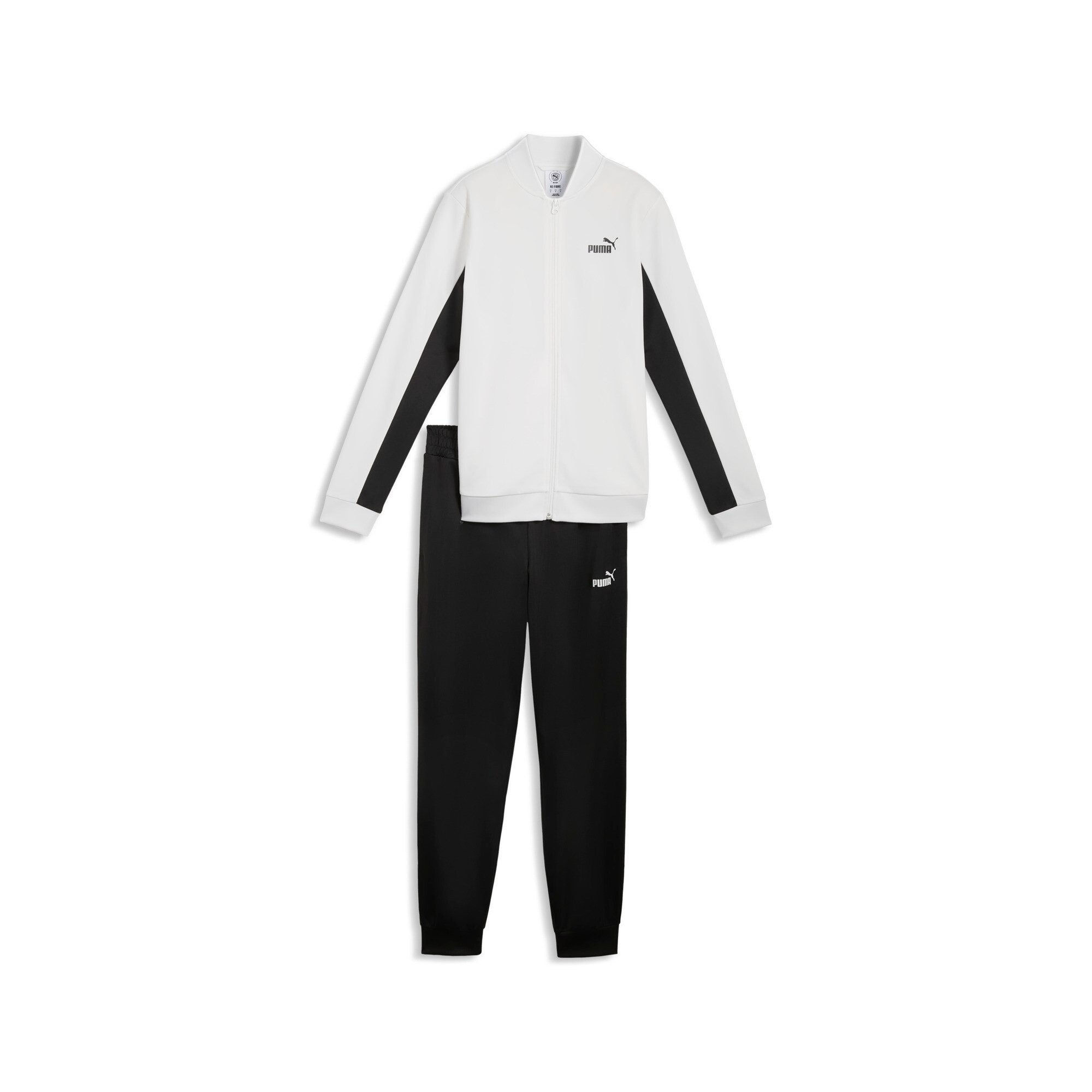 PUMA Trainingsanzug POLY BASEBALL SUIT CL (2-tlg), ohne Kapuze, aus Trikot-Material