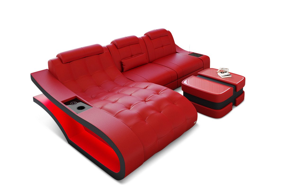 Sofa Dreams Ecksofa Leder Sofa Couch günstig online kaufen